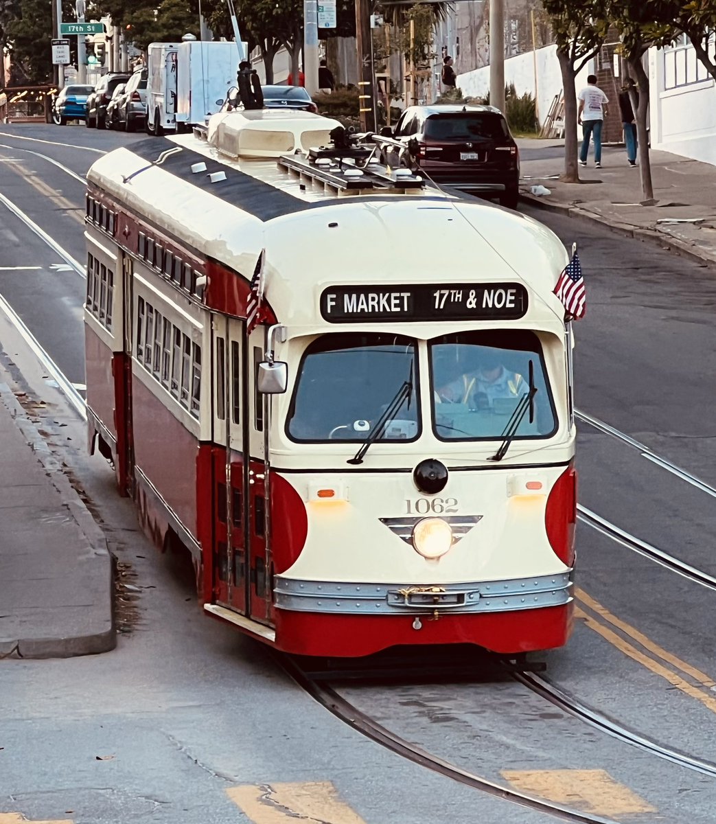hknightsf's tweet image. Historic San Francisco streetcar and bus wrapped entirely in Lunchables advertising (including the windows!) They don’t make ‘em like they used to…