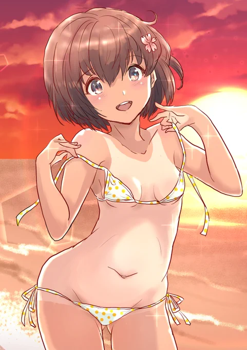 昨日の雪風ちゃんですが一夜明けたらすこし違和感があったので多少修正したのを上げ直しました 
