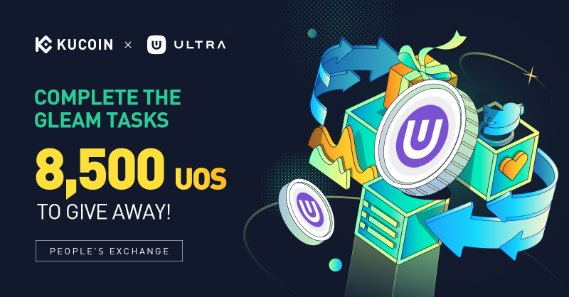 kucoincom's tweet photo. #Ultra 🤝 #KuCoin Special Giveaway 😍👏🎉

💰 8,500 $UOS up for grabs! 💰

🔟 winners, 850 $UOS each!

To enter, follow @kucoincom @ultra_io ✅, like ❤️ &amp; retweet 🔁, then complete all of the following tasks!👇