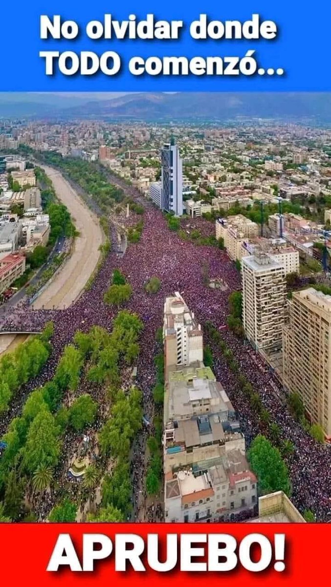 Donde comenzó la historia del APRUEBO!!!Por una nueva constitución!!!