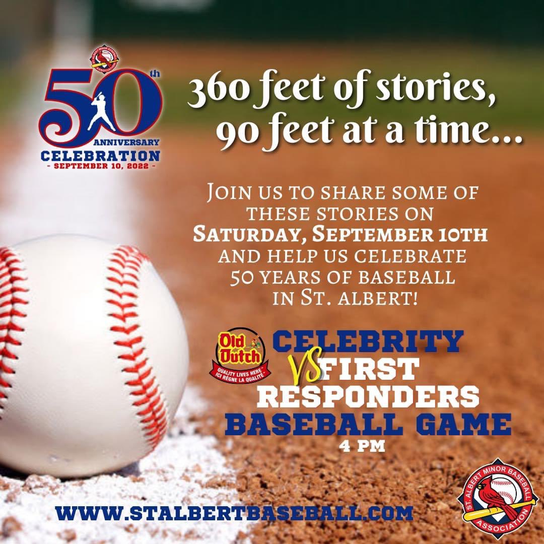 St. Albert Minor Baseball Association (@stalbertbsb) on Twitter photo They say all good things happen at home. Our home is turning 50 and we’re inviting you to help us celebrate on Saturday September 10 at Legion Memorial Ball Park <a href="/CityofStAlbert/">City of St Albert</a> @StA_Recreation <a href="/LifeInStAlbert/">StAlbert Community</a> They say all good things happen at home. Our home is turning 50 and we’re inviting you to help us celebrate on Saturday September 10 at Legion Memorial Ball Park <a href="/CityofStAlbert/">City of St Albert</a> @StA_Recreation <a href="/LifeInStAlbert/">StAlbert Community</a>