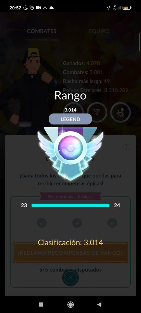 RaizoDaniel's tweet photo. Llegar los últimos días es mi pasión.
Gracias a mis compañeros de @ALT0MANC0 por mandarme toda su fuerza en el set definitivo.
#pokemongo #GOBattleLeague  #ImLegend https://t.co/uatPs6Y4T6