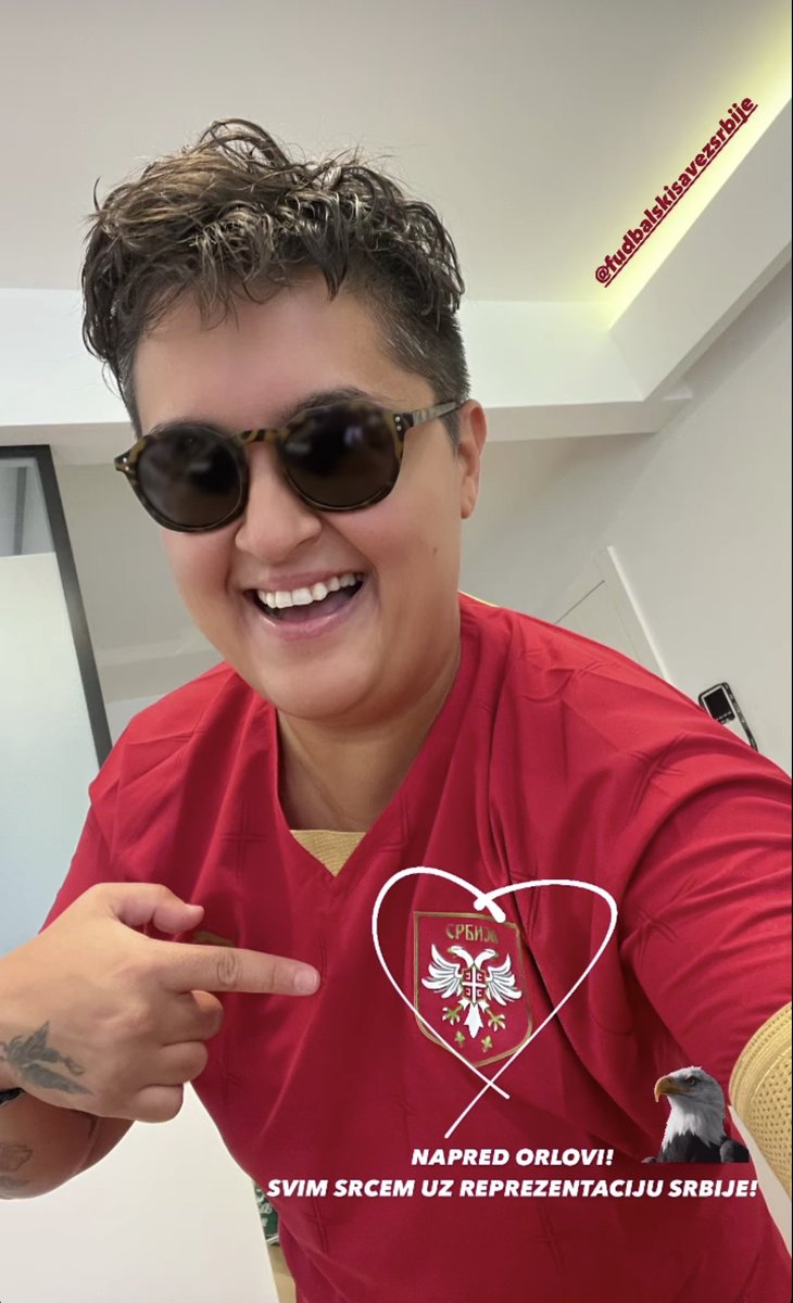 hotsportsrb's tweet photo. Napred Srbija! #novidres #MarijaSerifovic #Srbija https://t.co/5miId1xrsy