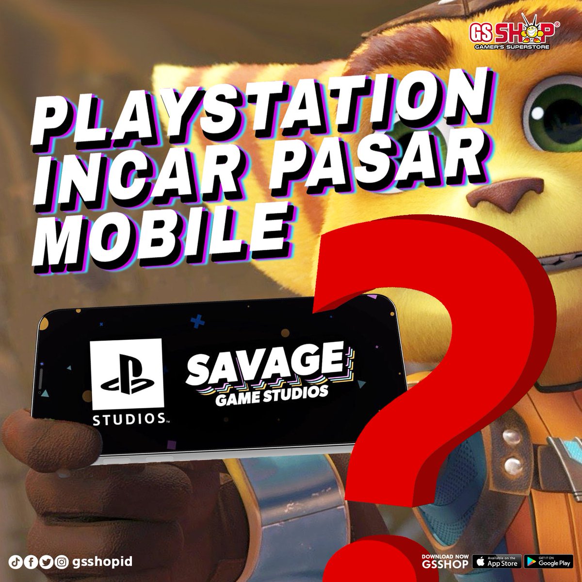 GSShopID's tweet photo. PlayStation dan Savage Game Studios digadang-gadang tengah dalam pengerjaan untuk sebuah game mobile live-service dengan skala AAA loh..
Gimana nih menurut kalian?
#Gamerssuperstore #GSSHOPID #gamernews #GamingNews #playstation #playstationmobile #playstationstudios https://t.co/vKSB2u1Wwe