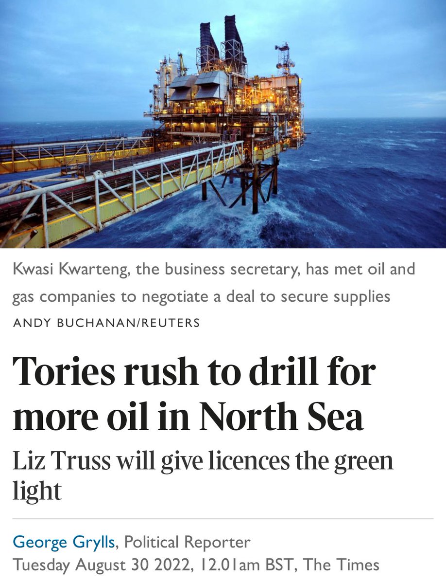 Unprecedented droughts, floods and rising sea levels. And the #ToryDeathCult's response? Discourage renewable energy and encourage more oil and gas. Pure evil.