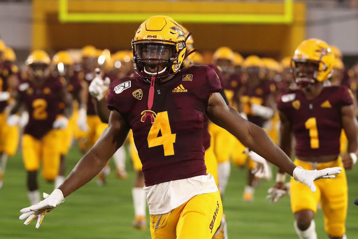 After a great conversation with <a href="/TheCoachFletch/">Aaron Fletcher</a> I am thankful to have receive an offer from                              <a href="/ASUFootball/">Sun Devil Football</a> 🔱🟡⚪️                                 <a href="/HermEdwards/">Herm Edwards</a> <a href="/BamPerformance/">Bam Performance</a> <a href="/samspiegs/">Sam Spiegelman</a> <a href="/JScruggs247/">Jordan Scruggs</a> <a href="/RoundRockFB/">Round Rock Football</a> #ForksUp