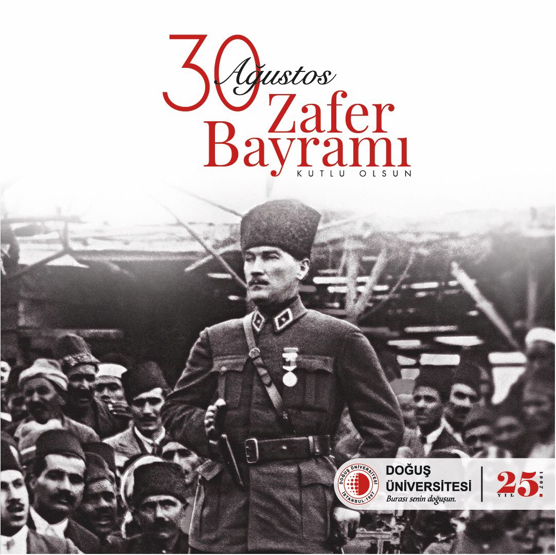 30 Ağustos Zafer Bayramımız Kutlu Olsun. 

#30AğustosZaferBayramı
