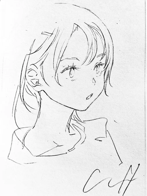 A little during lunch break_✍Drawing 