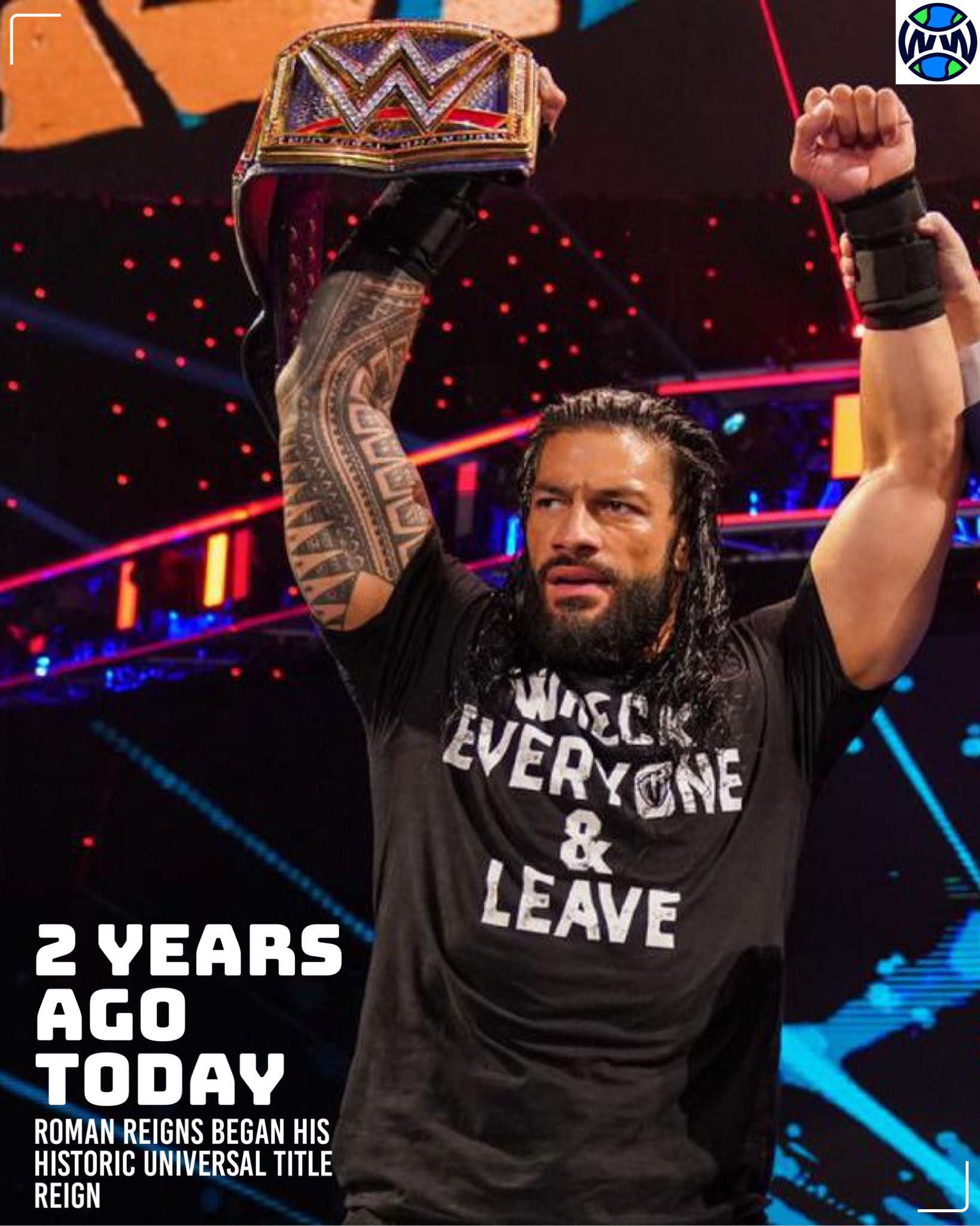 WrestlingWorldCC on Twitter "2 years ago today, Roman Reigns won the