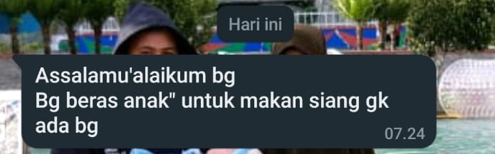 IbrahimAzzaini's tweet photo. BERAS UNTUK SIANG UDAH NGGAK ADA USTADZ!!! 😭
Ada yang mau memudahkan urusan para yatim penghafal Qur'an kita yang berada di Polonia Medan ?
Butuh 10 karung 1 bulan
360rb/karung 30kg

Bismillah ada yang siap bantu kebutuhan beras dengan patungan 100rb 😭🙏

Bantu RETWEET ya 🙏 https://t.co/UWvRHQYhw1