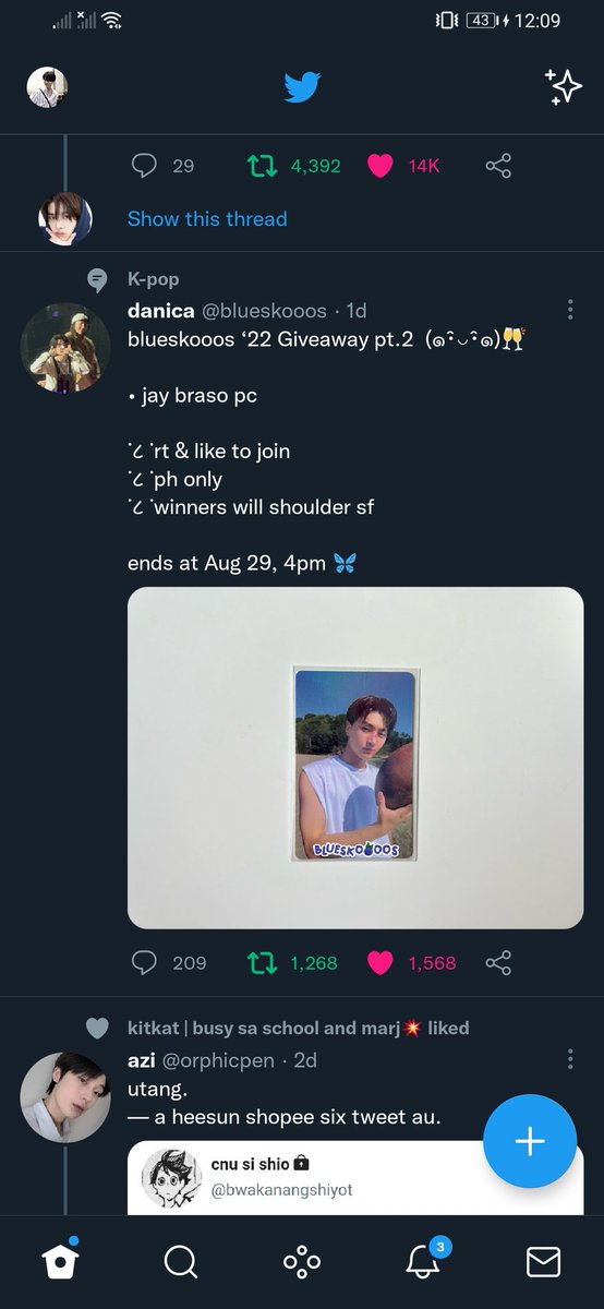 keenha_'s tweet photo. @blueskooos Thank you po so much for the giveaway 🫶💗 https://t.co/Lgn4ophtpT