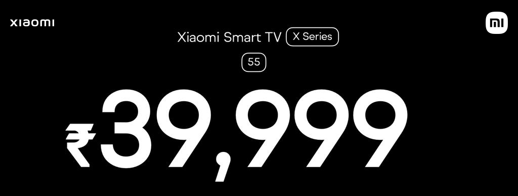 XiaomiIndia's tweet photo. We bring you the #XiaomiSmartTVXSeries 4K brimming with top-notch features!
The 3 size variants are priced at:
43" at ₹28,999
50" at ₹34,999
55" at ₹39,999

First Access Sale goes on September 14th, 12pm
Enter #YourNewView at: https://t.co/M8tUNgev06 and, at @Flipkart https://t.co/JhG8UCAPJ6