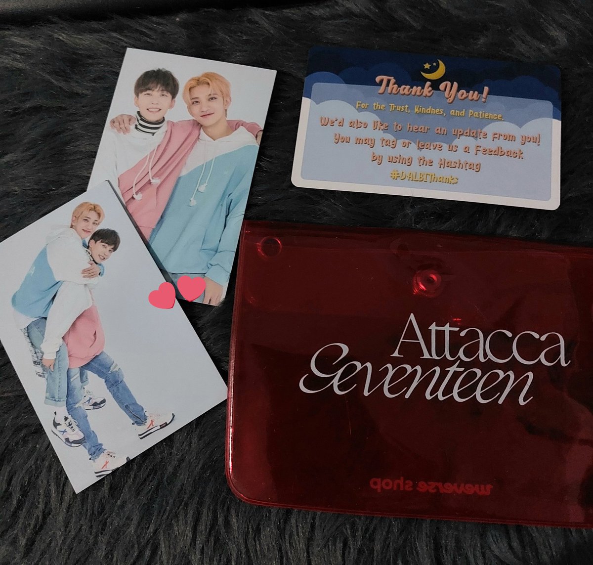 kbns_esn's tweet photo. Hi, @DalbitCornerPH! π₯°
My jihan cards are here!!! Thank you so much for packing them well and for the freebie! Stay safe and healthy π
#DALBIThanks https://t.co/SOlkKogR0f