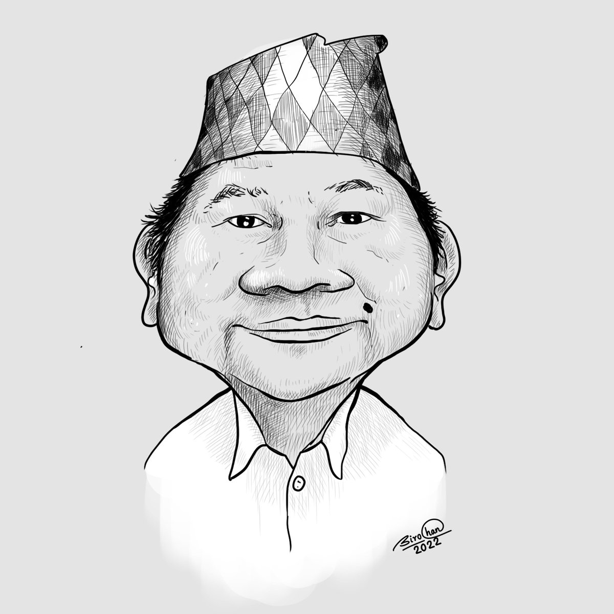 Bau_saB's tweet image. हर्क को तर्क के हो के हो,
यो मुन्छेमा पनि धेरै बोल्ने बिरामी छ जस्तो छ 😁

#caricature #bausabart