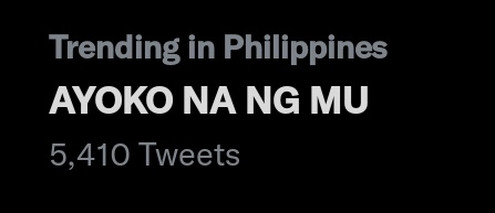 jaydanationofc's tweet photo. Ang teluk nyo kagabi ah ayan trending HAHA 
@jaydaavanzado @francinecarreld @imsethfedelin 

AYOKO NA NG MU https://t.co/XvRdmlBD6n