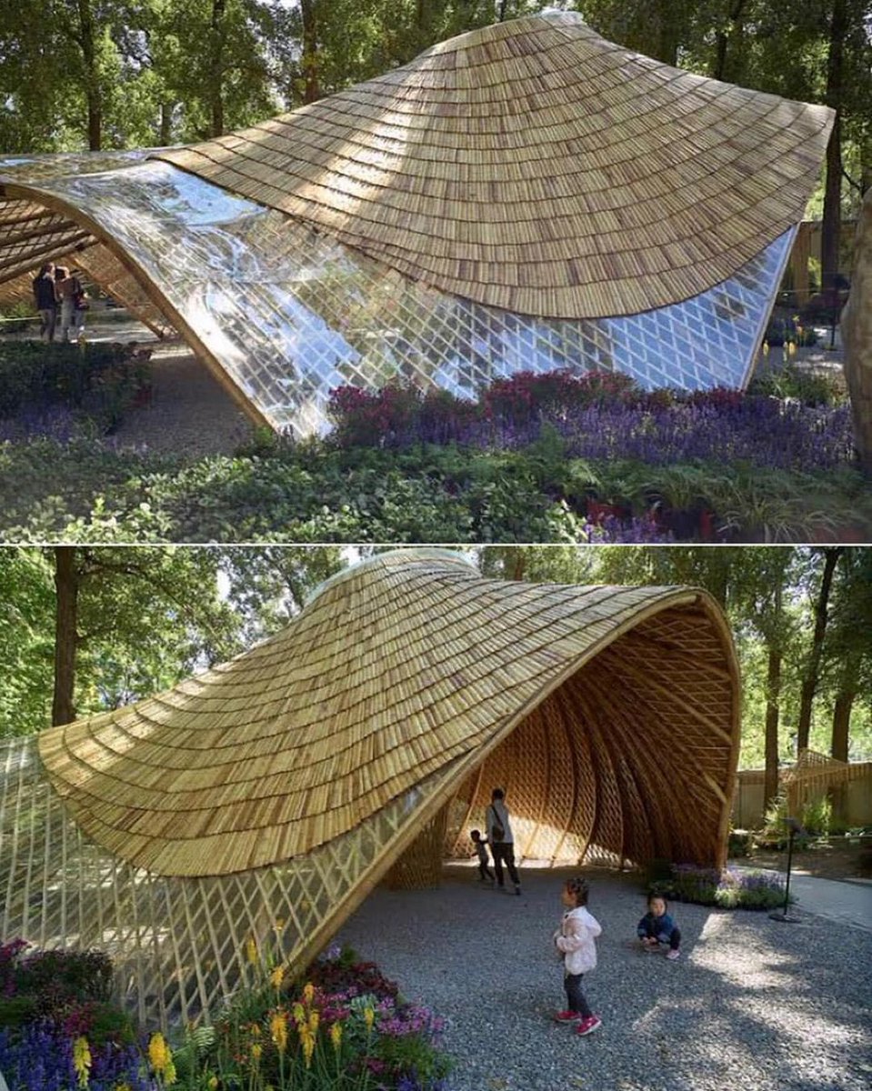 parametricarch's tweet photo. Swirling Cloud: Bulletin Pavilion for BJFU Garden Festival by SUP Atelier📍in Beijing, China.
🖋Designer: SUP Atelier
📸 Su Chen, Chun Fang
#mathematical #algorithm #algorithmicdesign #computation #Bamboo #BambooStructure #timber #wood https://t.co/5s1PuYIFGE