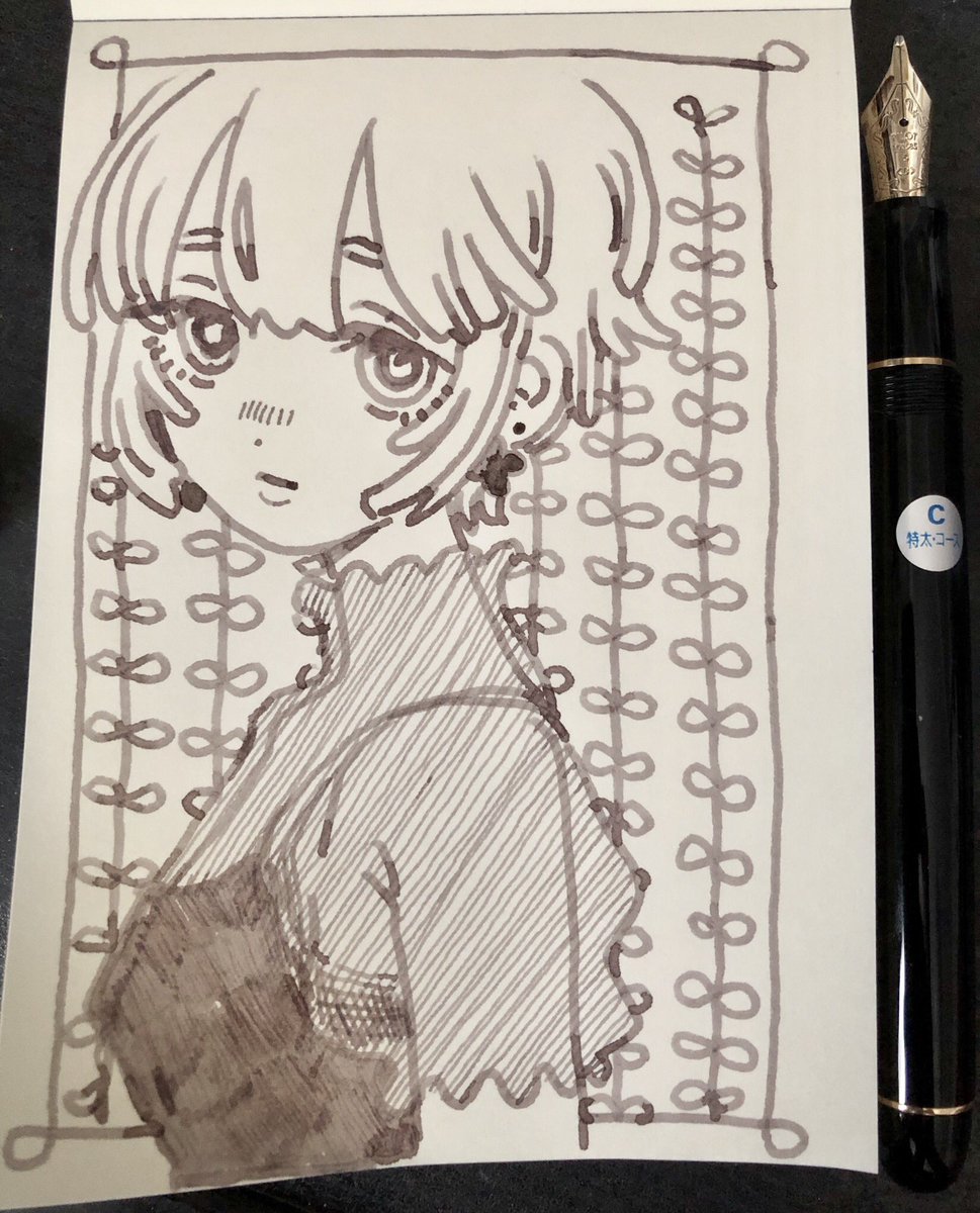 Cニブ最高 
#万年筆イラスト部 