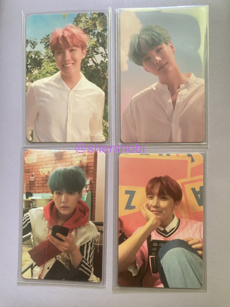 shemhobi's tweet photo. wts lfb bts ph #shemsells
sope her o - 820
sope her v - 850
sold as set: 1670 dop / 1600 payo
can do hatian; can ship to diff address with pf
check thread:
bangtan bts jhope hobi suga yoongi ly her
please help rt! ππ«Άπ» https://t.co/nFSKs7VM1R
