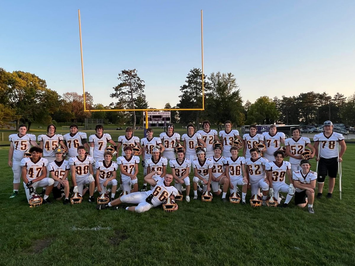Congrats to the Menomonie Mustangs sophomore football team on a thrilling 21-14 victory tonight vs. the Onalaska junior varsity team. #GoMustangs