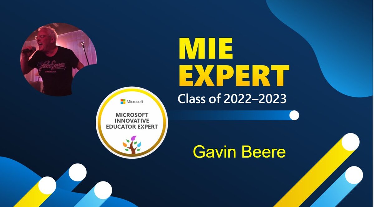 Just got selected for the Microsoft Innovator Education Expert programme. going to be a great ride!