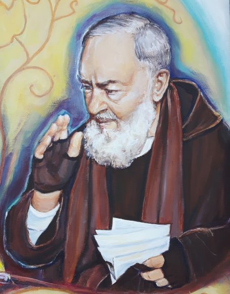 Saint Padre Pio, pray for us.
 sheila-diemert.pixels.com/featured/saint…