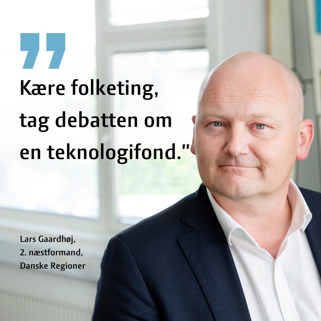 regionerne's tweet image. &quot;Handling nu er nødvendig.&quot;⚠️ 
Lars Gaardhøj, Danske Regioners 2. formand, i Sundhedsmonitor om sundhedsvæsenets arbejdsmarkedsudfordring. Han opfordrer folketinget: Etablér ’Teknologifonden for et Sundere Danmark’. sundhedsmonitor.dk/debat/art89409… @DanskIndustri #Sundpol #digidk #poldk