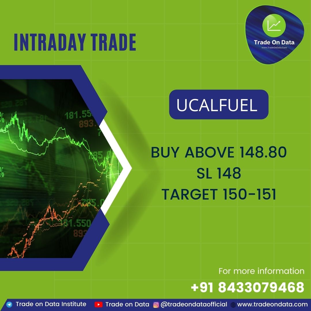 TradeOnData_'s tweet photo. UCALFUEL BUY ABOVE 148.80
SL 148
TARGET 150-151
#UCALFUEL #tradeondata #trading #stockmarket #stocks https://t.co/Dkl549TbeJ