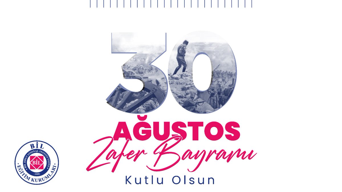 bilkolejleri's tweet photo. 30 Ağustos 𝗭𝗔𝗙𝗘𝗥 𝗕𝗔𝗬𝗥𝗔𝗠𝗜𝗠𝗜𝗭
Kutlu Olsun.

#30AgustosZaferBayramı #30Agustos #ZaferBayramı #ZaferBayramımızKutluOlsun https://t.co/C7u6J73fzM