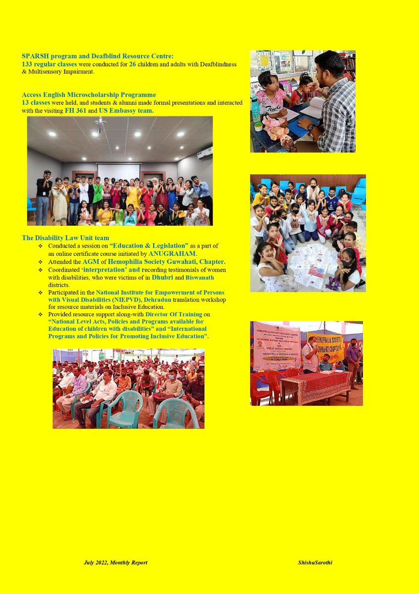 ShishuSarothi's tweet photo. Summarisation of the work, we did in the month of July.

You may like to support our services by contributing through this link: https://t.co/tIIL1if0ys 

#ActivityUpdate #WorkUpdate #NothingAboutUsWithoutUs #LeaveNoOneBehind https://t.co/QEPg2ejCOn