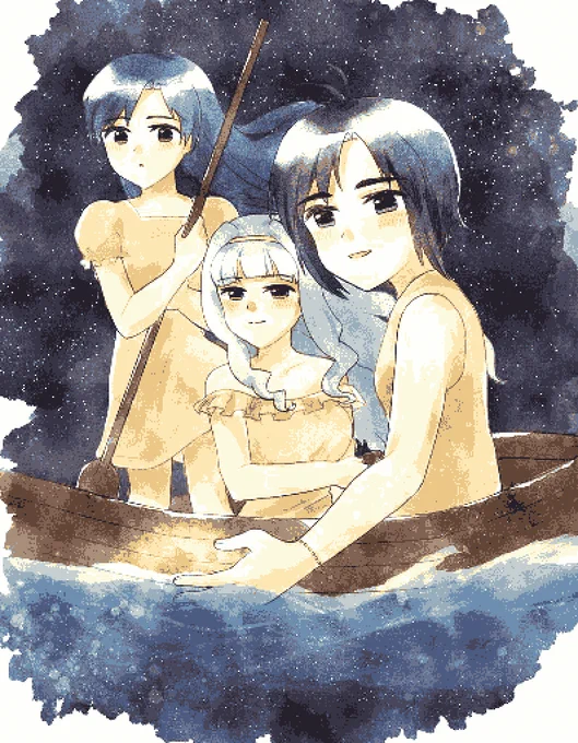 ドット絵こんばーた様で遊んでみた ミラナイと星のかけら～が特にお気に入りかも 