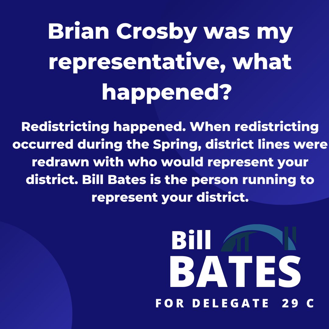 BillBatesfor29C's tweet photo. Some voters in District 29 C may have been impacted by redistricting. Please check your Voter Registration Card to confirm your legislative district. https://t.co/0br44YZ4aP