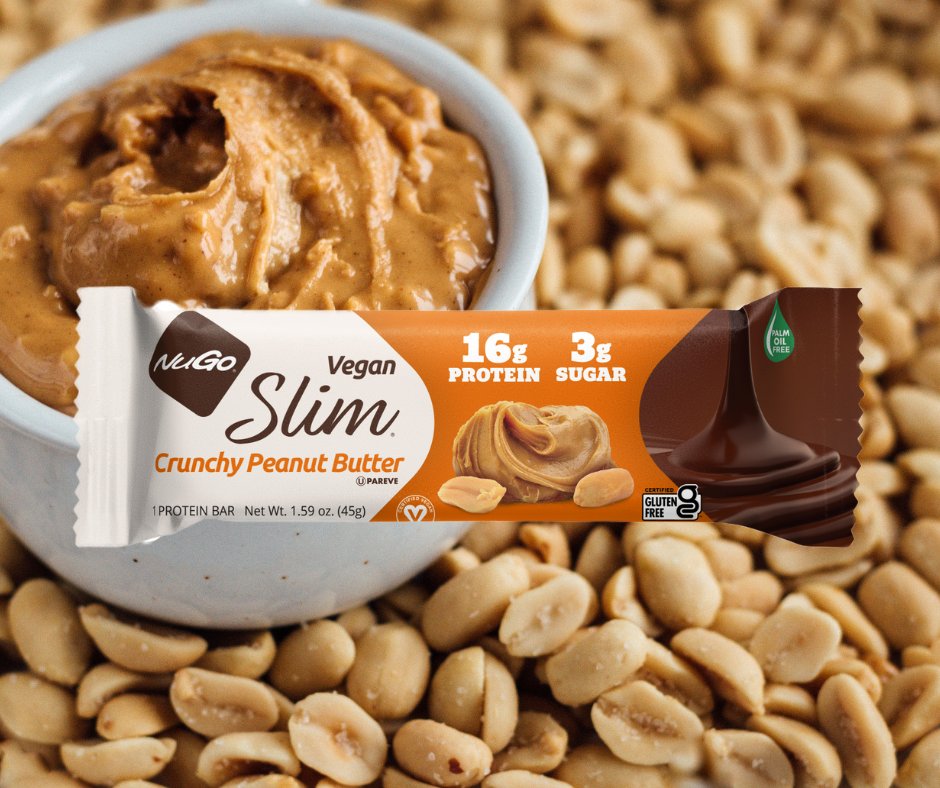 nugonutritionuk's tweet photo. Like a spoonful of peanut butter straight from the jar - without the mess. 

#GlutenFree #FreeFrom #DairyFree #LactoseFree #Vegan #HighProtein #ProtienBar #Protein #NugoNutrition #DarkChocolate #VeganFriendly #NuGoSlim https://t.co/YZ8NpJX0O1