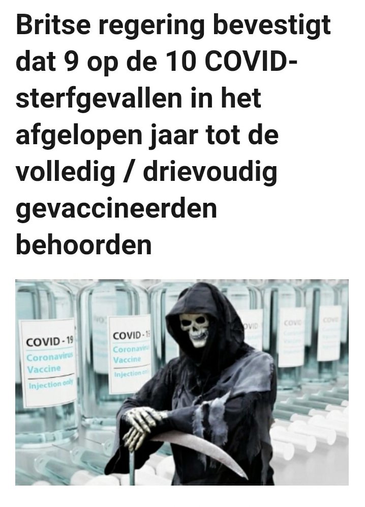 lexiton5's tweet photo. Uit officiële cijfers die door de Britse regering zijn gepubliceerd, blijkt dat de volledig/drievoudig gevaccineerde bevolking het afgelopen jaar verantwoordelijk was voor meer dan 9 op de 10 Covid-19-doden in Engeland, 91% van alle Covid-19-doden sinds begin 2022, https://t.co/lincebjM9q