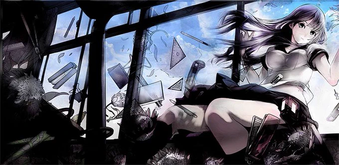 【休載SP企画】●10巻・特装版/戦場ヶ原ひたぎ●戦場ヶ原さんの脚のラインがいつもより真っ直ぐでは?と確認したところ「中高生の脚に肉をつけすぎると、記号的に年齢を重ねた体に見えてしまうから今回はこのくらいで」とのこと。なるほどー。(グレスタ) 