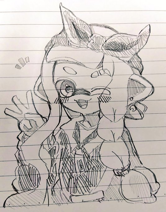 らくがきマイ🦑3️⃣ 
