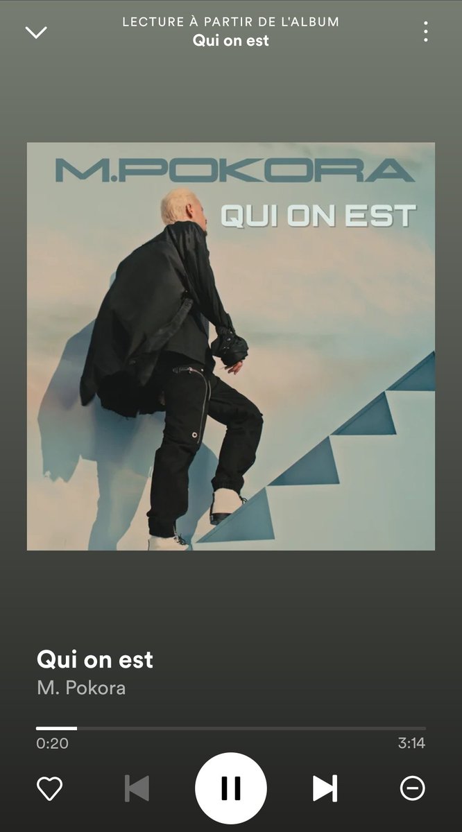 Je l'adore son nouveau single, les paroles sont magnifiques ❤️❤️🥰😍 <a href="/MPokora/">Matt Pokora</a> #quionest