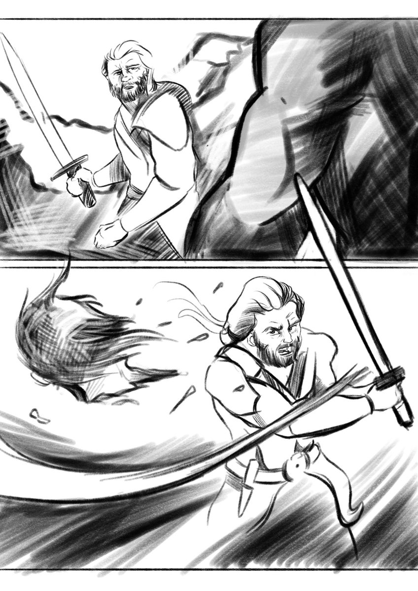 Catching up on some Talgard comics has me inspired to sketch out some panels of my own. <a href="/gestaltcomics/">Gestalt Comics</a> <a href="/gary_proudley/">Gary Proudley</a>