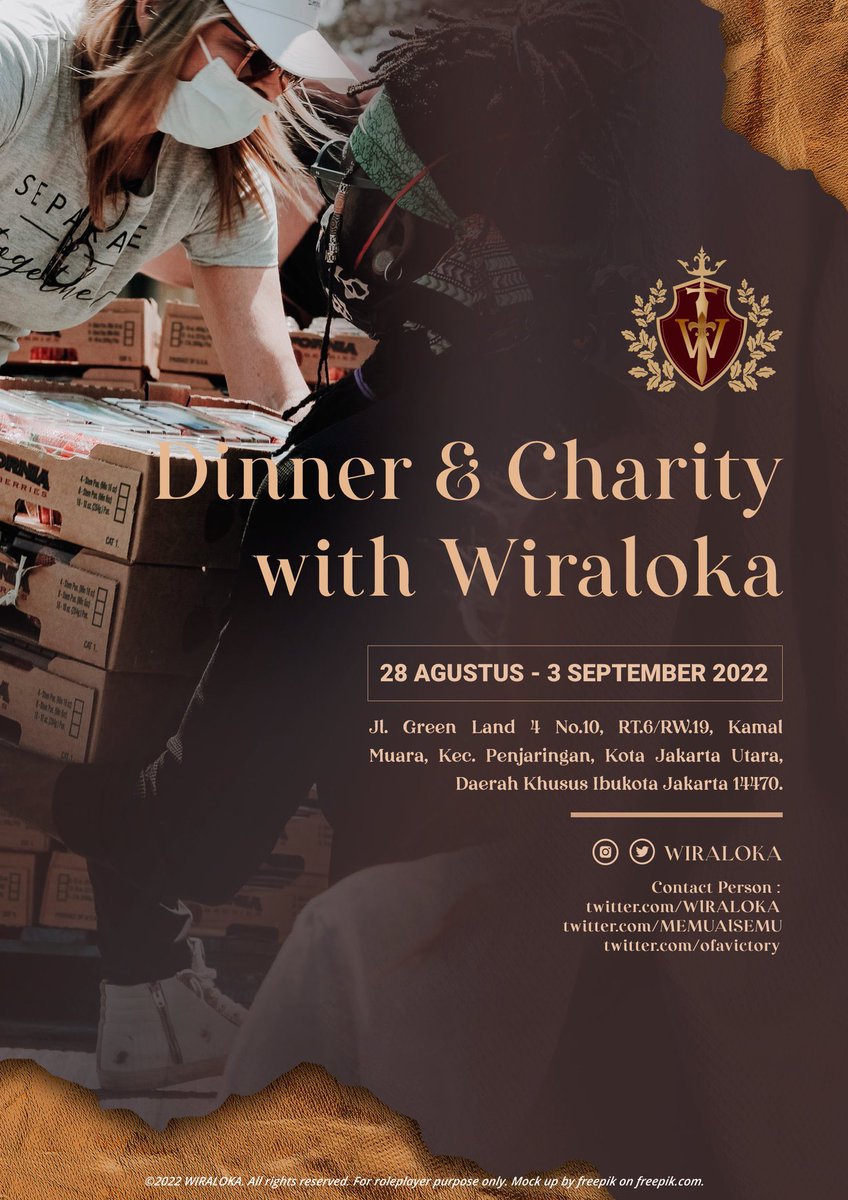 devilsanctvary's tweet photo. ㅤㅤㅤㅤ

[ 𝐜𝐡𝐞𝐫𝐲.𝐱𝐚𝐯𝐢𝐞𝐫𝐚 IG update ]

“Kamu gabut? Daripada gabut mending ikutan acara dinner and charity @WlRALOKA nih! Kapan lagi kan bisa berbuat kebaikan sekalian makan enak? 🤤”

ㅤㅤㅤㅤ https://t.co/RIgiSKz9vG
