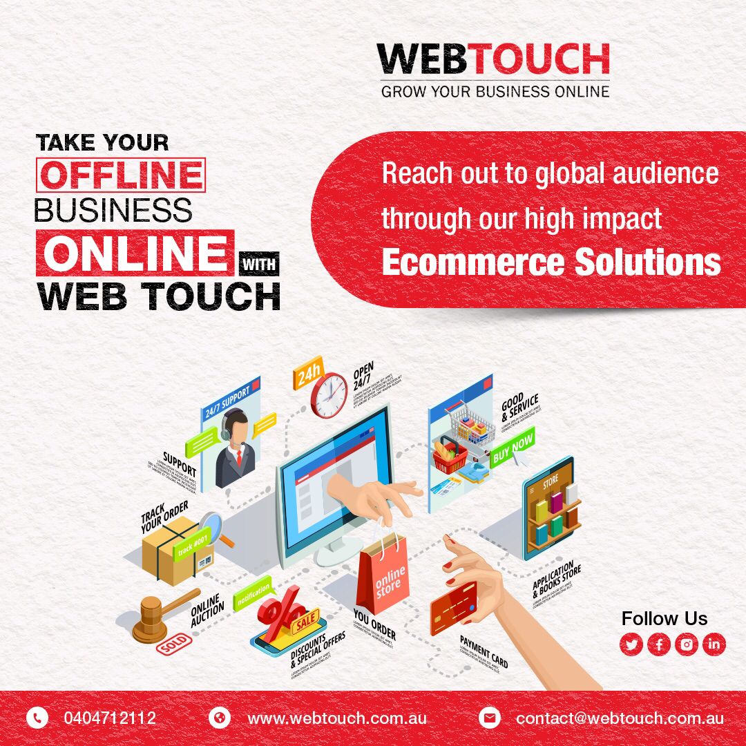 WebTouch_au's tweet image. Hiring a professional web designer will let you accomplish your vision and we will help you to take your offline business to online.

👇🏼Get in Touch for a Free Quote👇🏼

➡️0404712112
➡️contact@webtouch.com.au 
➡️webtouch.com.au

#webtouch #webtouchdesign #ecommerce