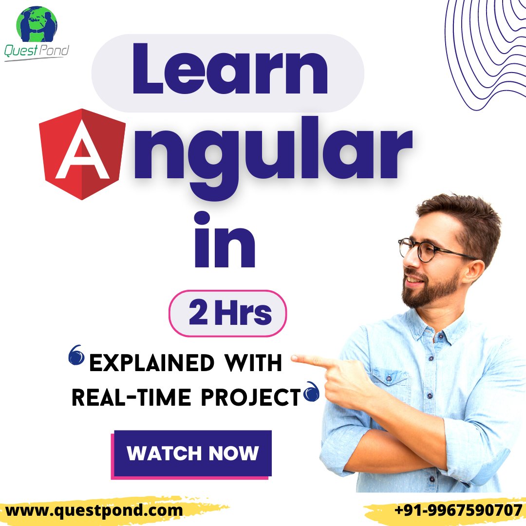 questpond's tweet image. 🎯Get started with 𝐁𝐀𝐒𝐈𝐂 & 𝐈𝐌𝐏𝐎𝐑𝐓𝐀𝐍𝐓 concepts in Angular using latest version - youtu.be/-9VcW7MBDs8
➡️Take a look at our latest Angular Interview Q&A Series - questpond.com/learn-angular-…
.
.
.
Happy Learning
#Angular13 #Angular #angularprojects