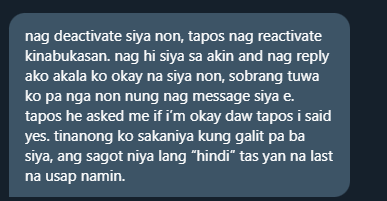 roshita47562627's tweet photo. Tinanong ko tropa pa ko kung ayan na ang last time na nag-usap kayo just to make sure, daig mo pa babaeng nireregla kolt https://t.co/9p22gv7IHx