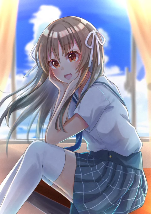 「夏もう終わっちゃうね…」#八月のシンデレラナイン#ハチナイ#椎名ゆかり 