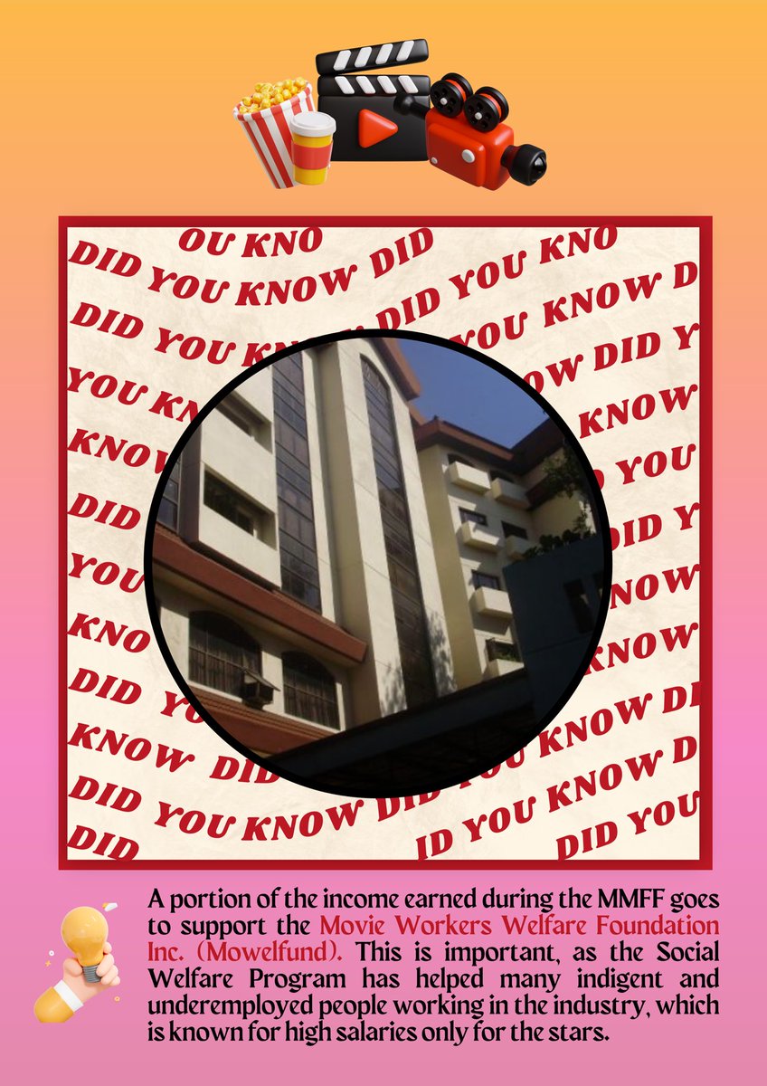 2COMMFFy's tweet photo. Here's another fact for you! 📌

Did you know that the MMFF festival also contributes for our country's film industry? 🎥 https://t.co/F8YGEgQCXk