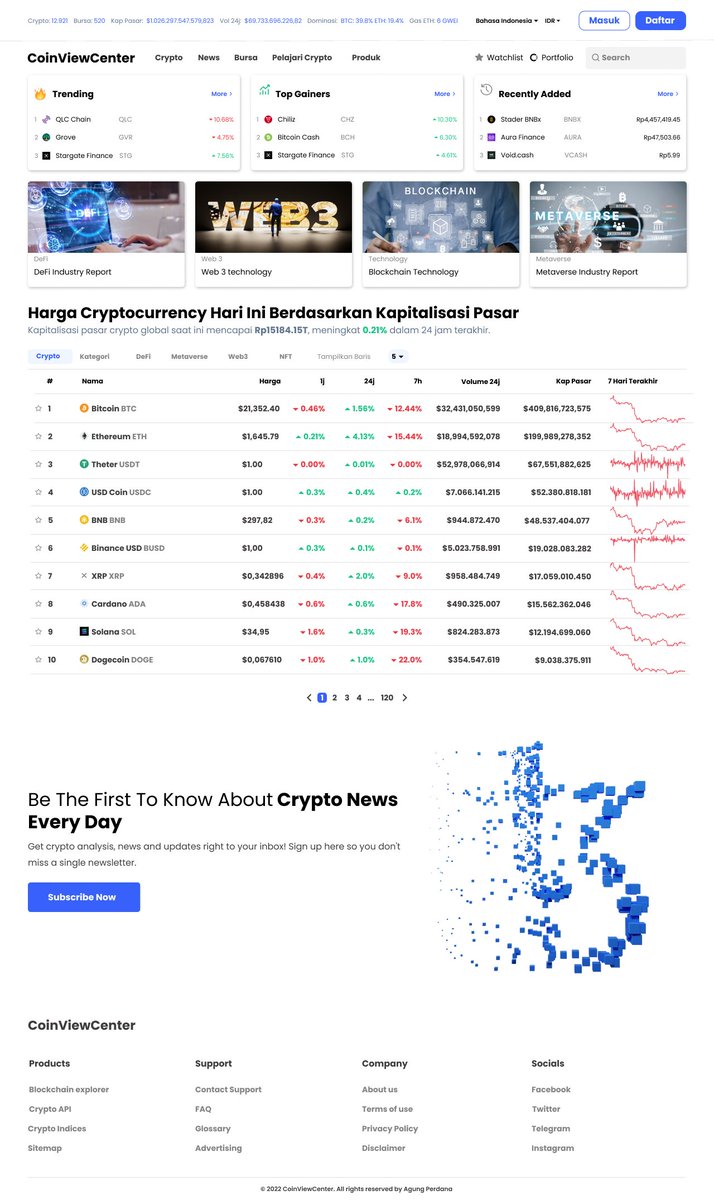 agungpdev's tweet photo. Web design using figma like coinmarketcap🚀😍 https://t.co/2XBdEMgHuq
