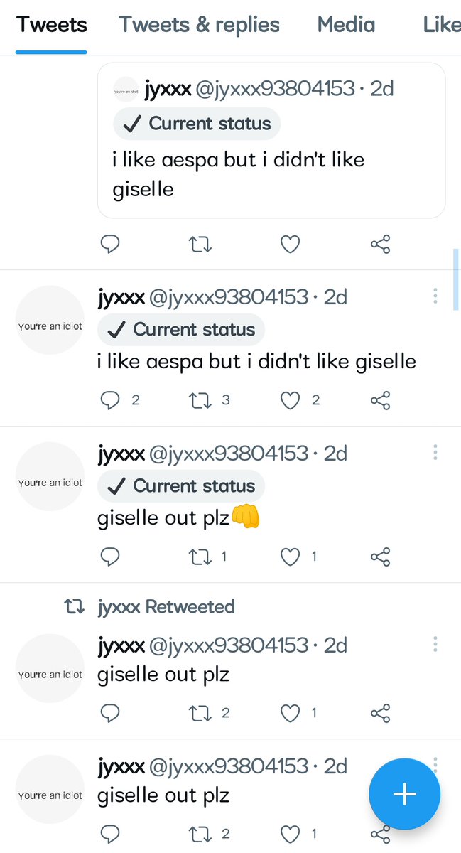 ‼️Report &amp; Block‼️

🔗htwitter.com/jyxxx93804153

Report as: 
-spam 
-targeted harassment
-disrespectful or offensive