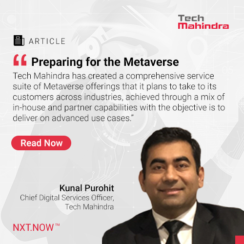 tech_mahindra's tweet photo. .@PurohitKunal, our Chief Digital Services Officer, shares his insights on how @Tech_Mahindra accelerates #Metaverse offerings through #TechMVerse, in this latest article on @EC_MEA.
Read here: https://t.co/3FrquL2oCG
#NxtNow #TechMahindraEMEA https://t.co/HWm5Gkk6ny