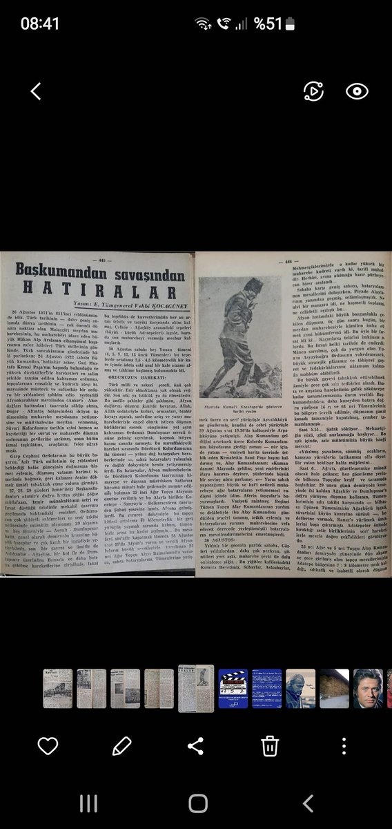 HakanCorba's tweet photo. 30 Ağustos Zafer Bayramının 100. Yılı Kutlu Olsun.Büyük Taaruzla ilgili arşiv bilgileri,emekli Tüm General Vehbi Kocagüney ve savaşta esir edilen Yunan KomutanTrikopis'in anılarıTarih Coğrafya Dünyası,Sayı 1,Cilt 1,eylul 1959 
 sf 454-458 M.Şevki Yazman https://t.co/sfS35R29lY