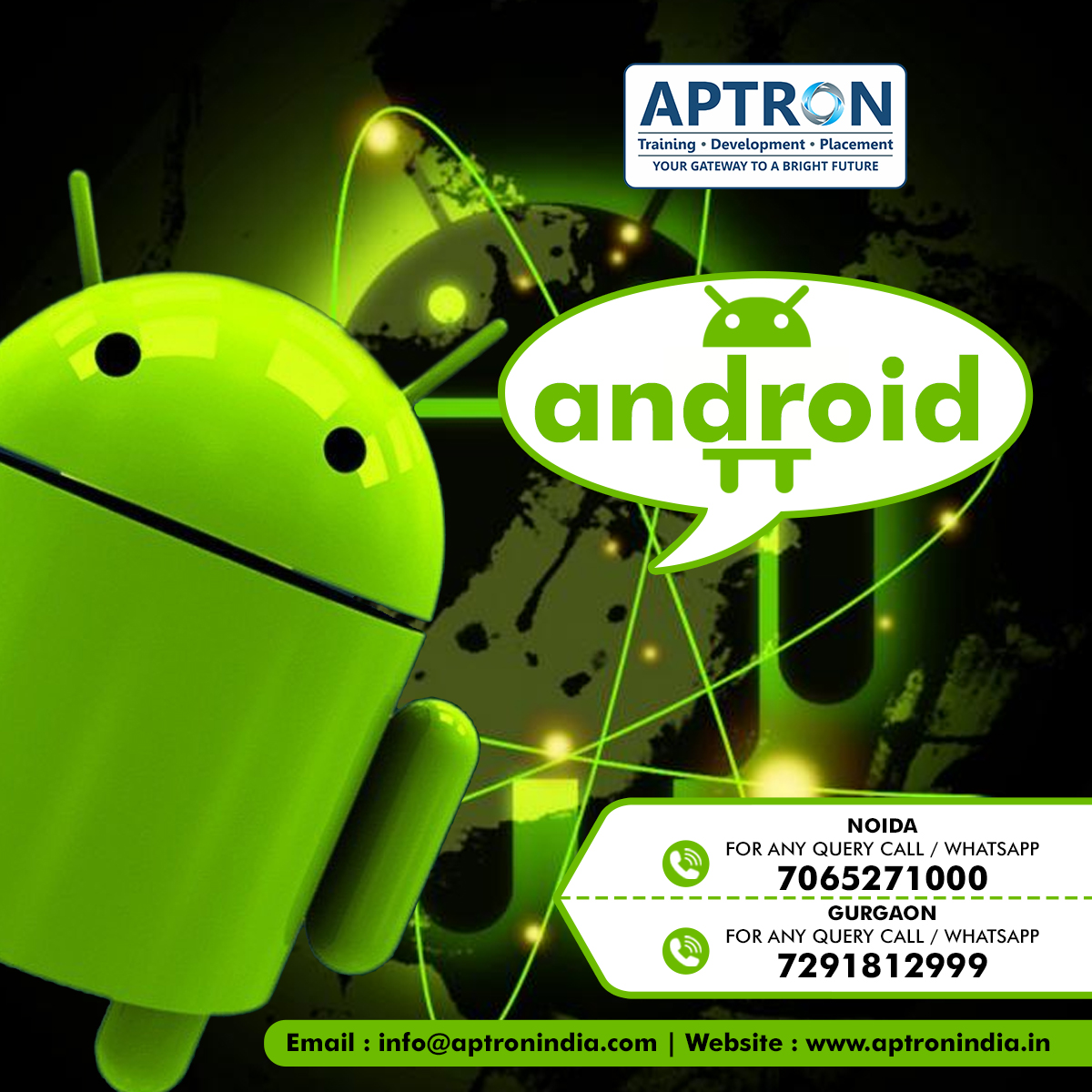 Shailen12064866's tweet image. APTRON Delhi provides the best Android course in Delhi with real-time working exposure for both beginner level to advanced levels.
onlinecoursesdelhi.educatorpages.com/pages/android-…
#Android #Androidcourse #Androidtraining #AndroidInstitute #Androiddevelopment #AndroidDeveloper #coding #programming #coder