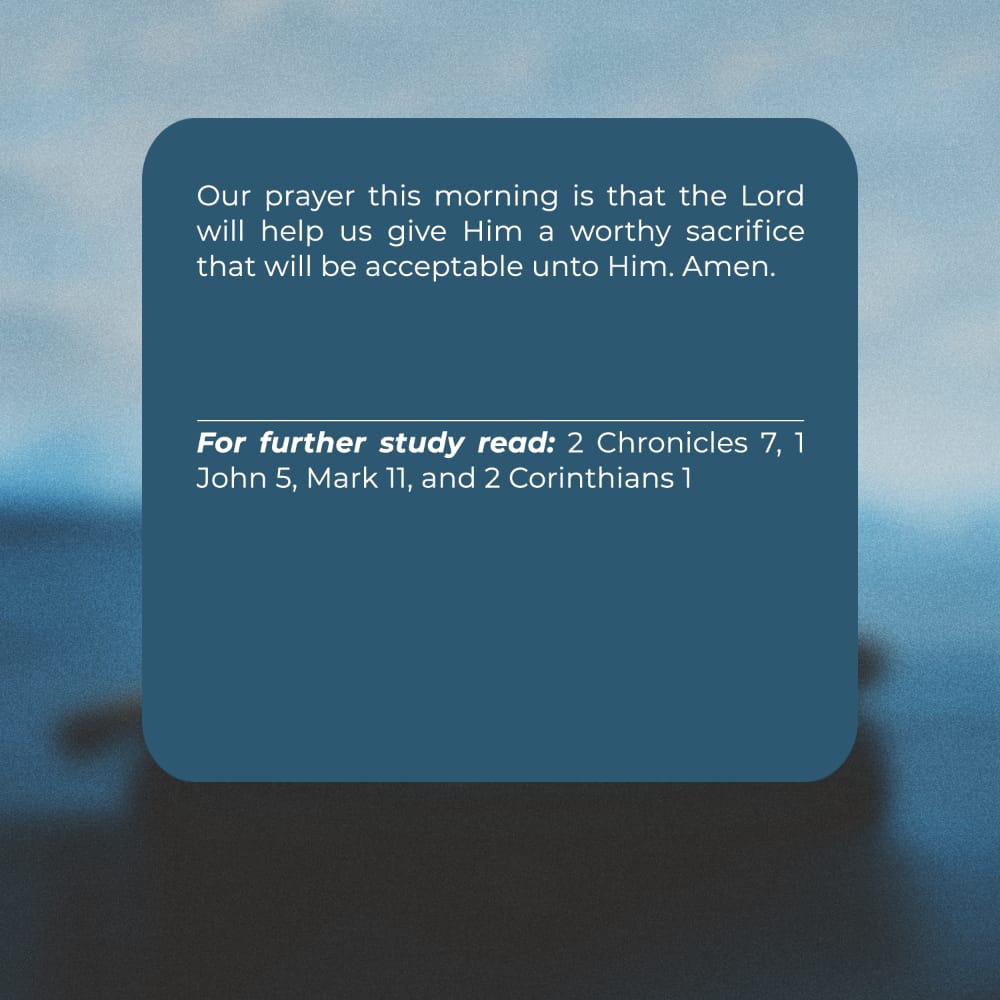 𝐖𝐨𝐫𝐝 𝐓𝐨 𝐘𝐨𝐮 𝐓𝐨𝐝𝐚𝐲
30 | 8 | 2022

𝐁𝐞 𝐛𝐥𝐞𝐬𝐬𝐞𝐝 𝐚𝐬 𝐲𝐨𝐮 𝐫𝐞𝐜𝐞𝐢𝐯𝐞 𝐢𝐭. 🙏 

Please share with friends and family.

#tcniganmu #alonewithGod #dailydevotional