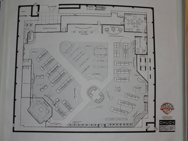 Where the magic happened, the writers room of #Chuck:
